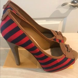 Nine West striped shoes